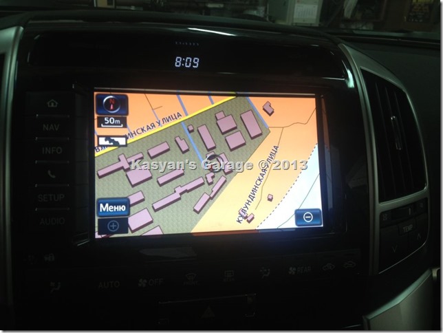 Обновление навигации на Toyota Land Cruiser 200 2012г.в., карта 2013-2014.