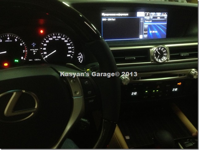 Обновление штатной навигации на Lexus GS350 AWD 2012
