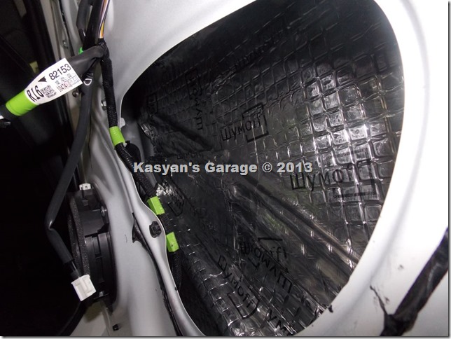 Шумоизоляция дверей Toyota Rav4 2013 г.в.